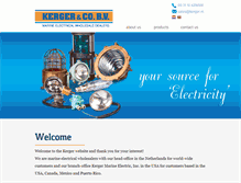 Tablet Screenshot of kerger.com