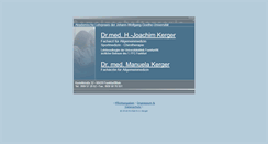 Desktop Screenshot of dr.kerger.net